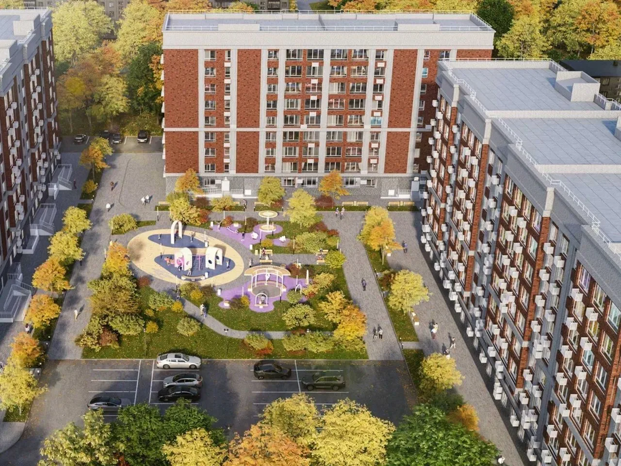 1-комнатная квартира, 34,3 м², 2/9 эт. в ЖК «Резиденция Селект»