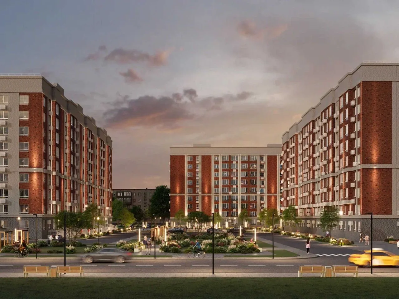 1-комнатная квартира, 34,3 м², 2/9 эт. в ЖК «Резиденция Селект»