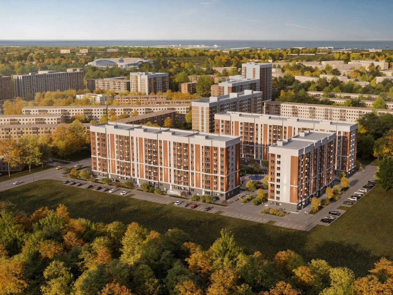 1-комнатная квартира, 34,3 м², 8/9 эт. в ЖК «Резиденция Селект»