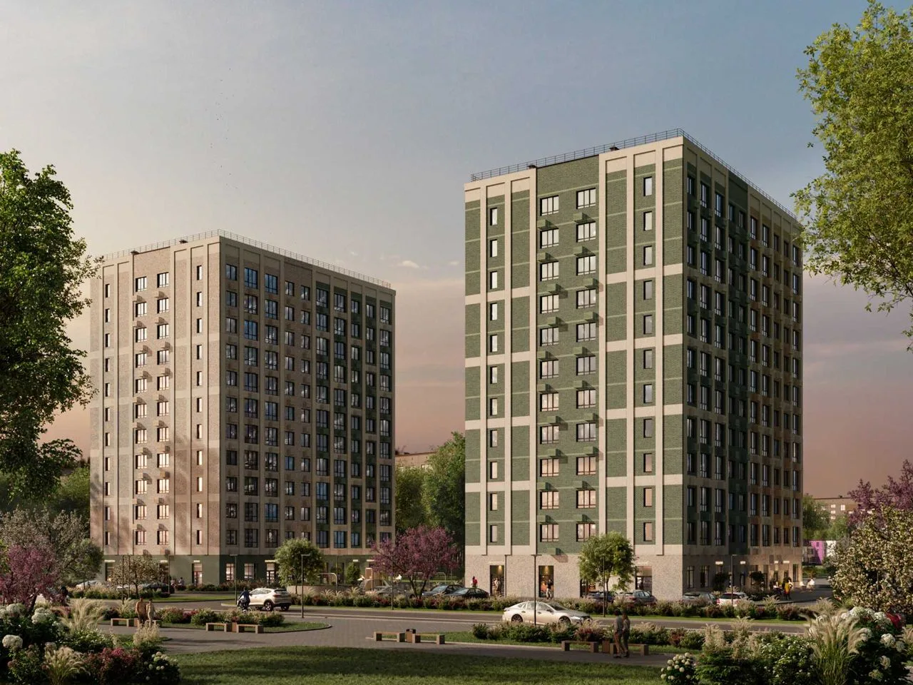 2-комнатная квартира, 51,4 м², 3/12 эт. в ЖК «Приморье»