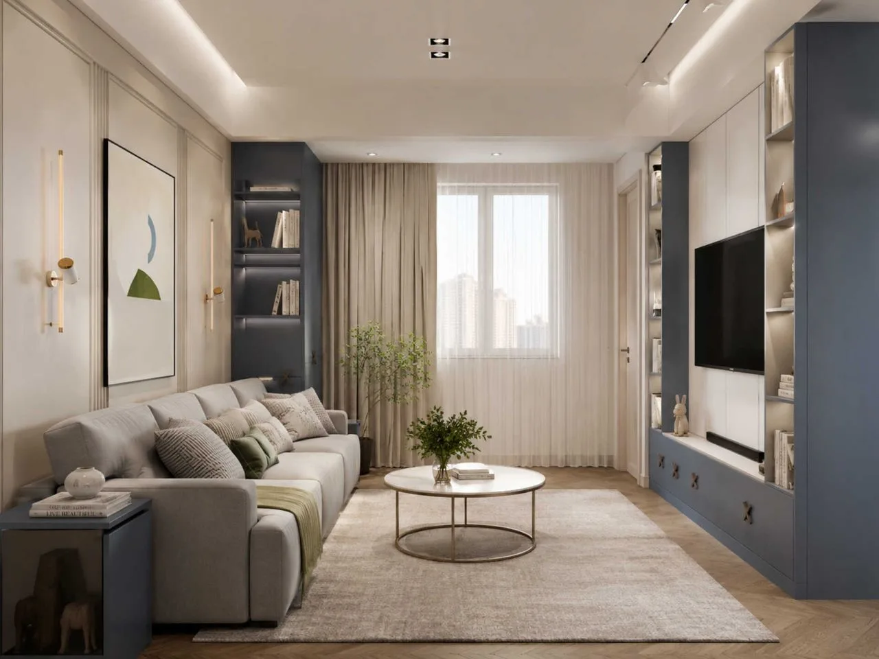 1-комнатная квартира, 35,2 м², 2/9 эт. в ЖК «Резиденция Концепт»