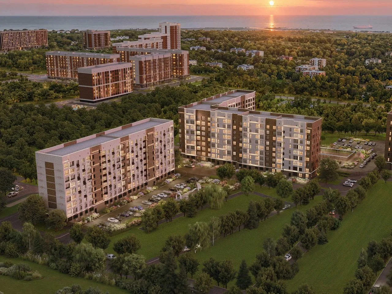 1-комнатная квартира, 35,2 м², 4/9 эт. в ЖК «Резиденция Концепт»