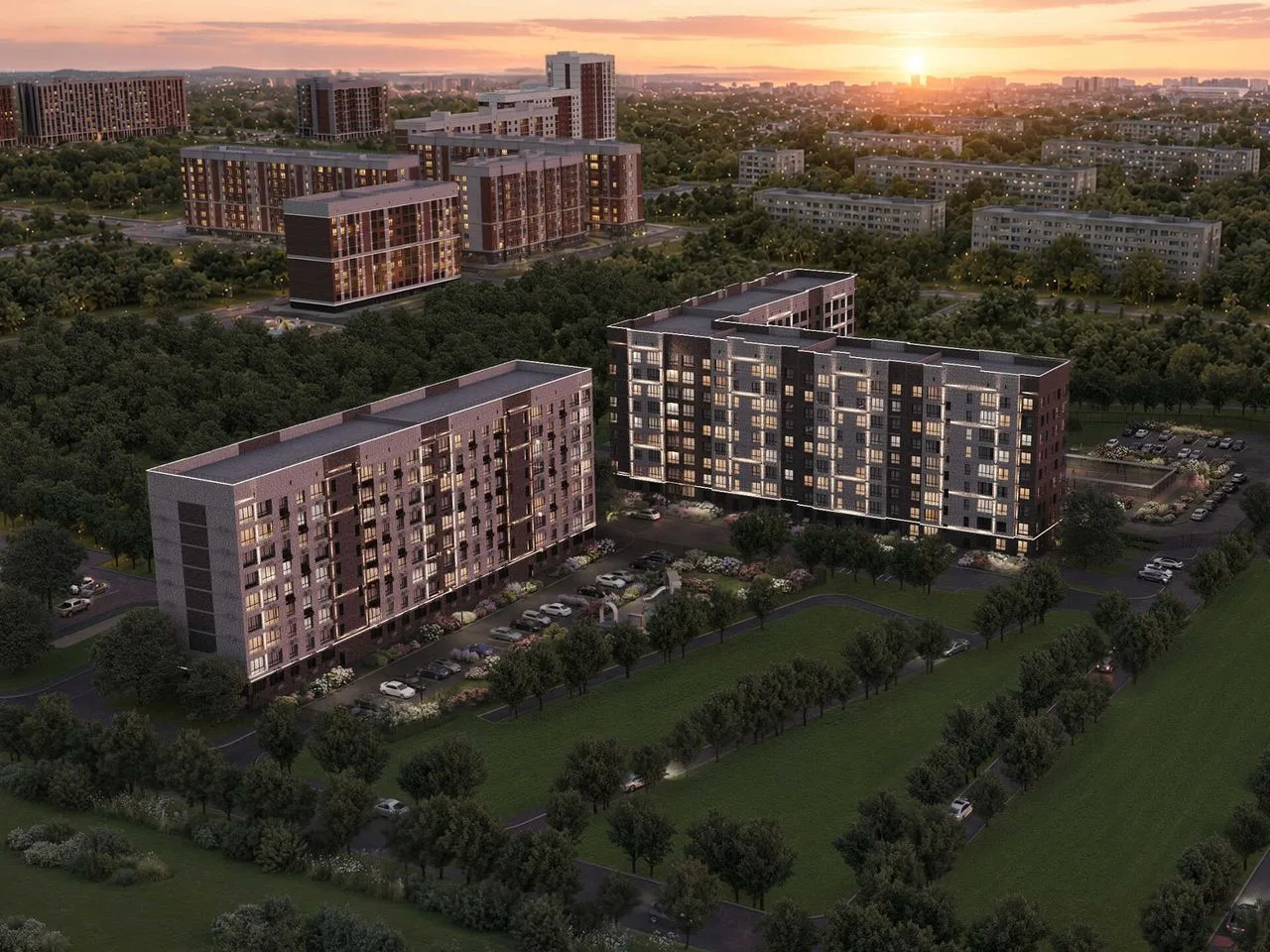 1-комнатная квартира, 35,2 м², 4/9 эт. в ЖК «Резиденция Концепт»