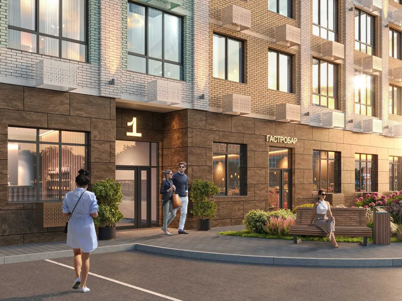 1-комнатная квартира, 35,8 м², 12/12 эт. в ЖК «Приморье»