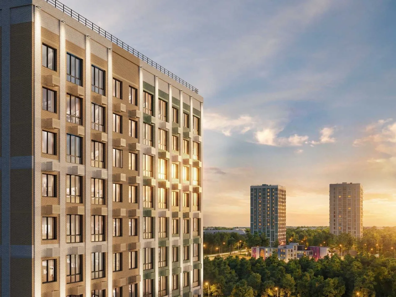 2-комнатная квартира, 51,4 м², 12/12 эт. в ЖК «Приморье»