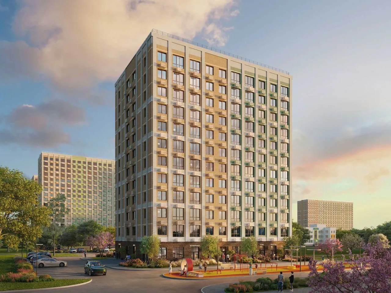 1-комнатная квартира, 35,9 м², 12/12 эт. в ЖК «Приморье»