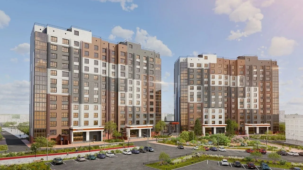 1-комнатная квартира, 35,44 м², 6/10 эт. в ЖК «Ленинградский квартал»
