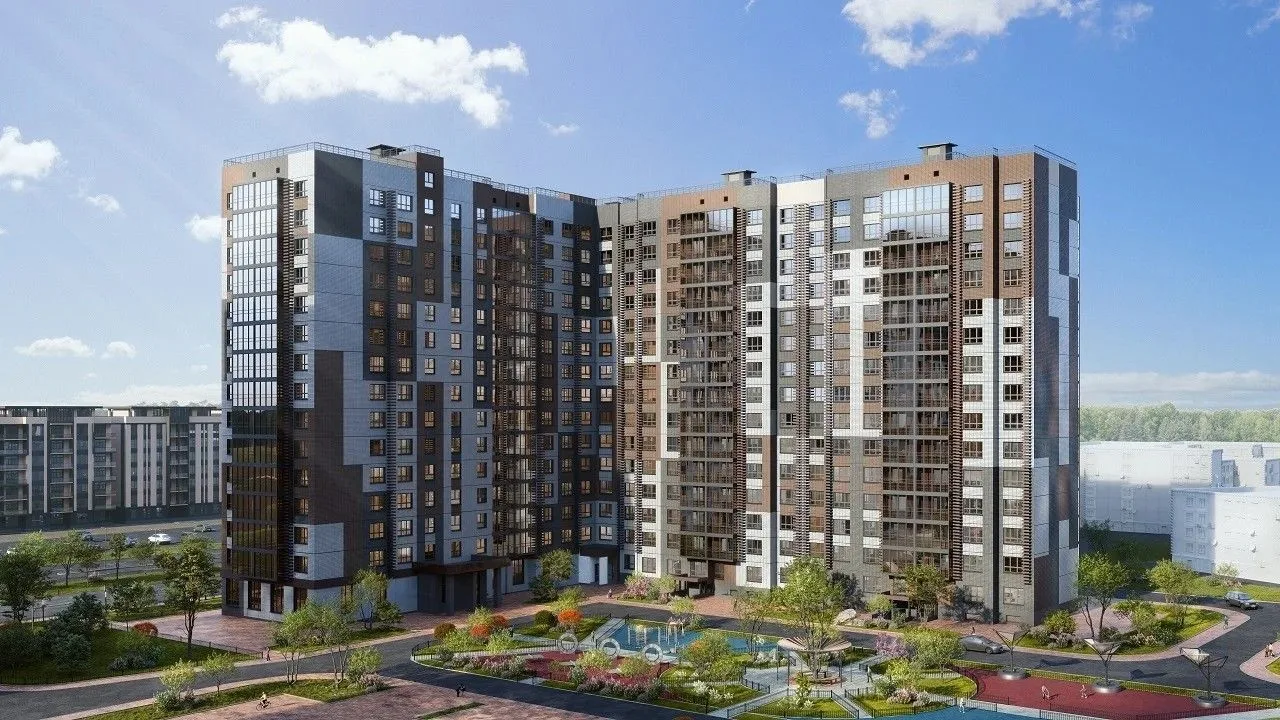 1-комнатная квартира, 35,44 м², 6/10 эт. в ЖК «Ленинградский квартал»