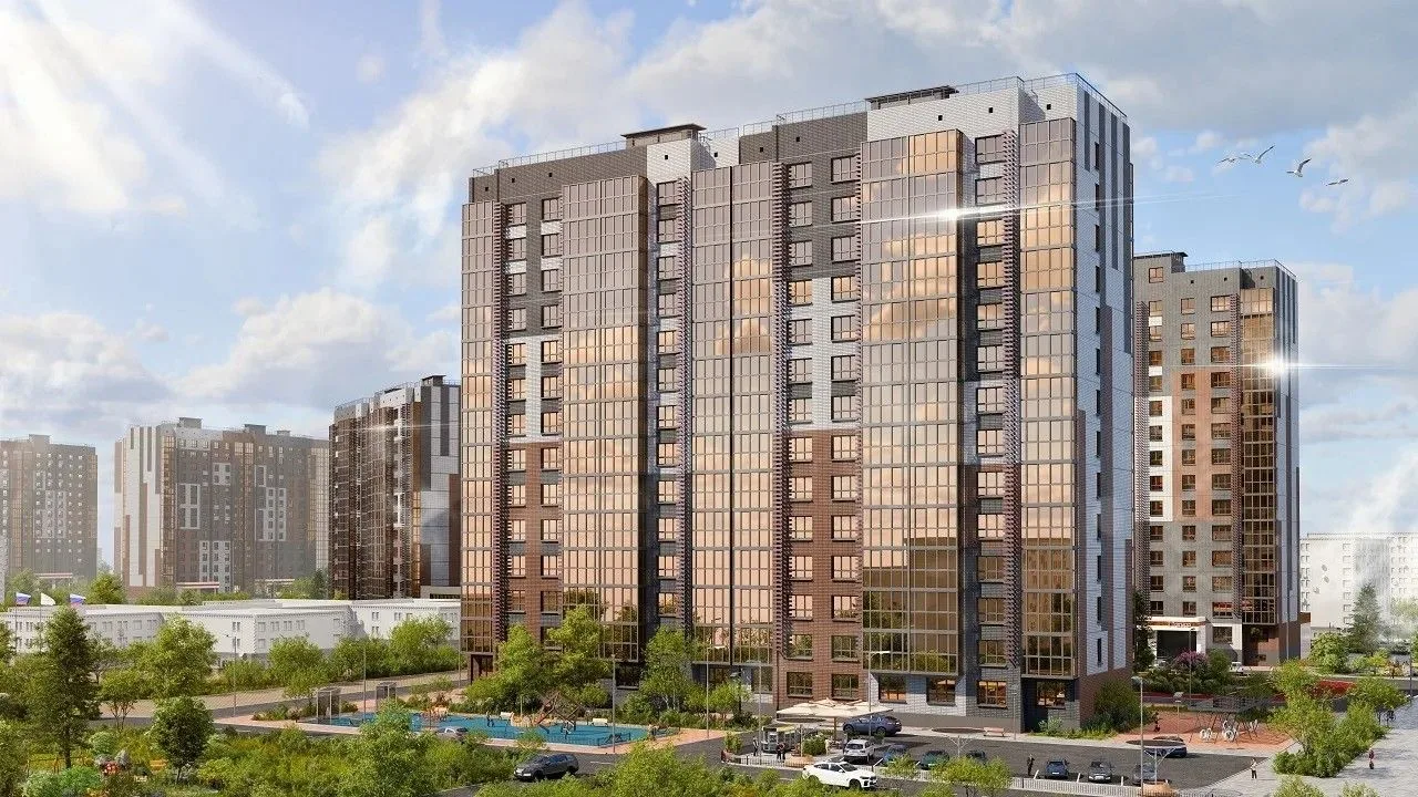 1-комнатная квартира, 35,5 м², 9/10 эт. в ЖК «Ленинградский квартал»