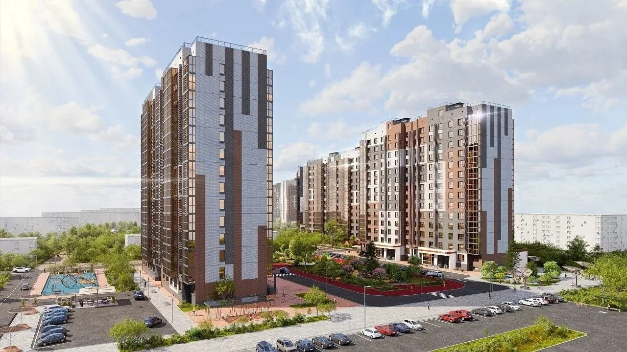 1-комнатная квартира, 35,5 м², 9/10 эт. в ЖК «Ленинградский квартал»